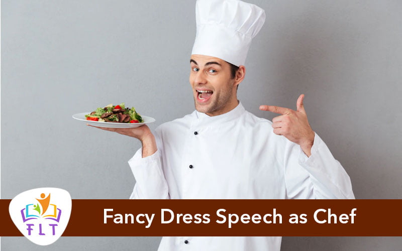 Fancy Dress Speech as Chef