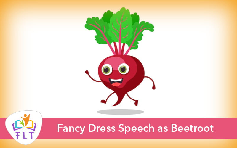 Fancy Dress Speech as Beetroot