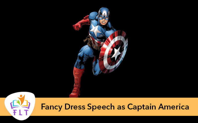 Fancy Dress Speech as Captain America