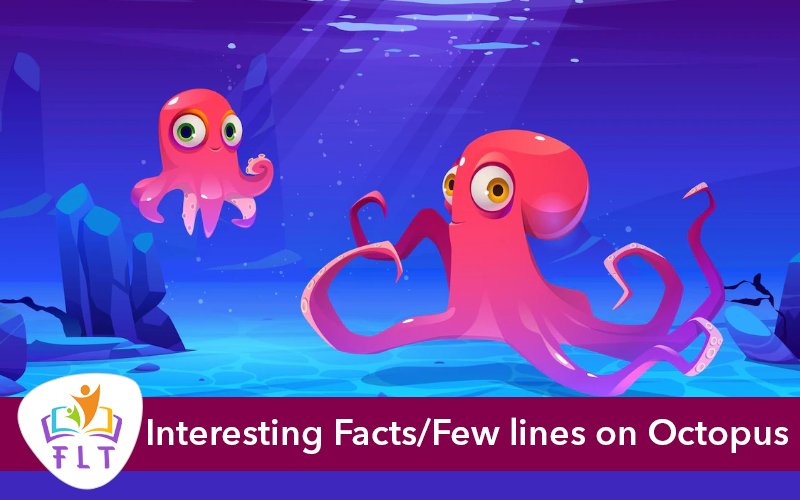 Interesting Facts/Few lines on Octopus