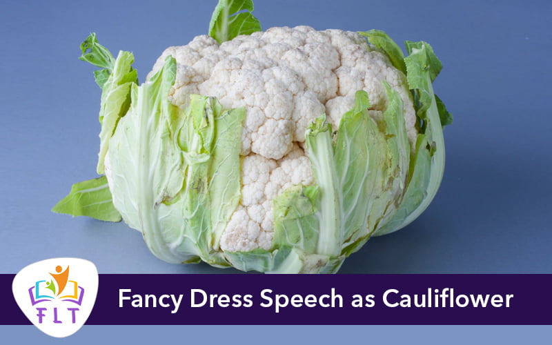 Fancy Dress Speech as Cauliflower